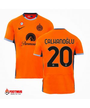 Maillot Inter Milan ÇalhanoĞlu #20 Maillot de foot troisième extérieur 2023/24