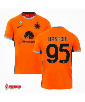 Maillot Inter Milan Bastoni #95 Maillot de foot Troisième Extérieur 2023/24