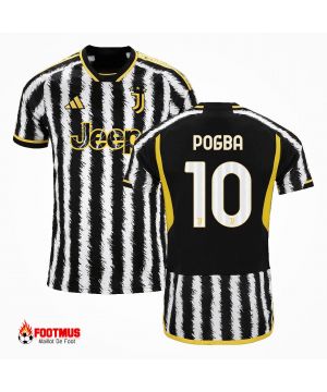 Maillot Juventus personnalisé Pogba #10 Maillot de foot Domicile 2023/24