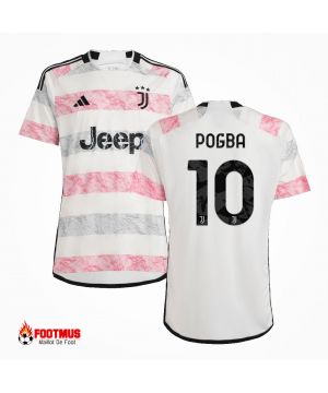 Maillot Juventus personnalisé Pogba #10 Maillot de foot extérieur 2023/24