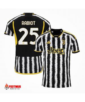 Maillot Juventus Personnalisé Rabiot #25 Maillot de foot Domicile 2023/24