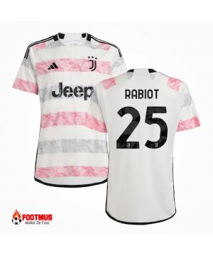 Maillot Juventus Personnalisé Rabiot #25 Maillot de foot Extérieur 2023/24