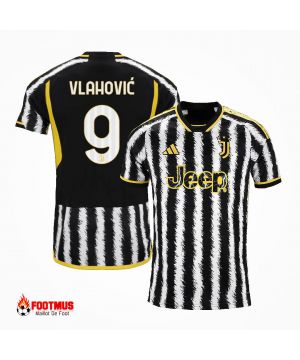 Maillot Juventus personnalisé VlahoviĆ #9 Maillot de foot Domicile 2023/24