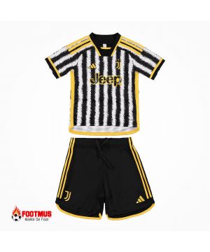 Maillot Juventus pour enfants Kits de football à domicile personnalisés 2023/24