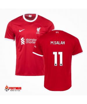 Maillot Liverpool personnalisé M.salah #11 Maillot de foot Domicile 2023/24