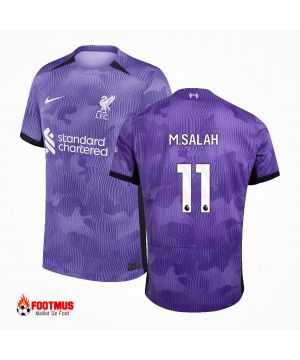 Maillot Liverpool personnalisé M.salah #11 Maillot de foot troisième extérieur 2023/24