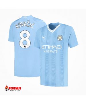 Maillot Manchester City personnalisé KovaČiĆ #8 Maillot de foot Domicile 2023/24