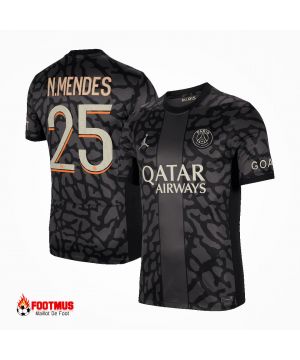 Maillot Psg N.mendes #25 Maillot de foot Troisième Extérieur 2023/24