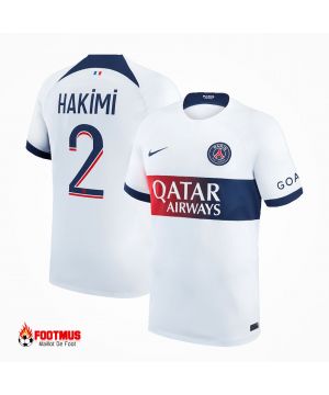 Maillot Psg Personnalisé Hakimi #2 Maillot De Foot Extérieur 2023/24