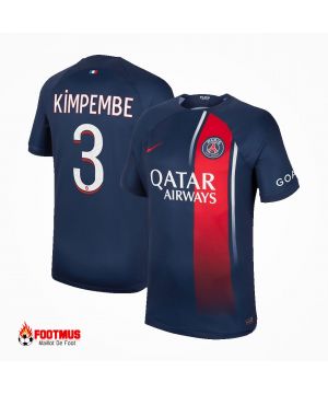 Maillot Psg Personnalisé Kimpembe #3 Maillot De Foot Domicile 2023/24