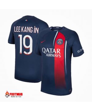 Maillot Psg personnalisé Lee Kang dans le Maillot de foot #19 domicile 2023/24