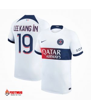 Maillot Psg personnalisé Lee Kang dans le Maillot de foot #19 extérieur 2023/24