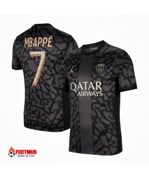 Maillot Psg Personnalisé MbappÉ #7 Maillot de foot Troisième Extérieur 2023/24