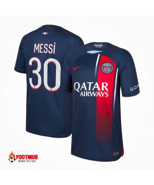 Maillot Psg Personnalisé Messi #30 Maillot De Foot Domicile 2023/24