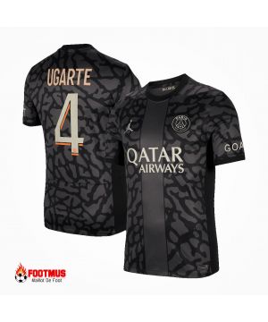 Maillot Psg Ugarte #4 Maillot De Foot Troisième Extérieur 2023/24