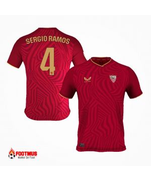 Maillot Séville Sergio Ramos #4 Maillot de foot extérieur 2023/24