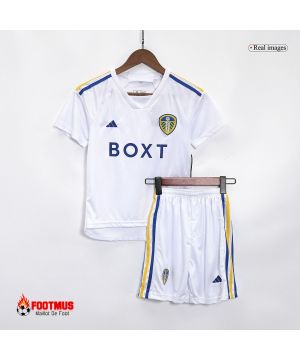 Maillots de football à domicile pour enfants Leeds United 2023/24