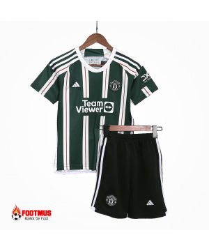 Maillots de football personnalisés pour enfants Manchester United à l'extérieur 2023/24