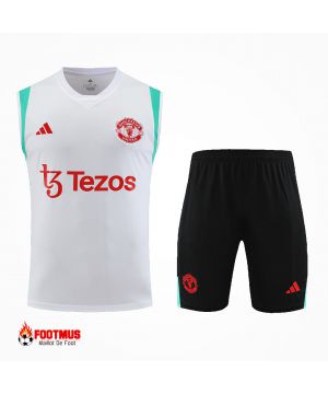 Veste d'Entraînement Manchester United 2023/24 Blanc