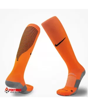 Chaussettes de football antidérapantes en coton pour hommes Pro Team Orange