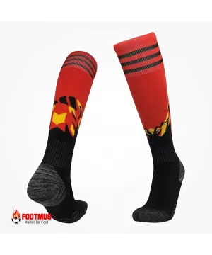 Chaussettes de football pour enfants Belgique Domicile Coupe du Monde 2022