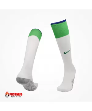 Chaussettes de football pour enfants du Brésil Réplique à domicile Coupe du monde 2022