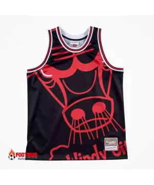 Chicago Bulls – Mitchell et Ness en gros plan