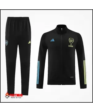 Ensemble d'entraînement Arsenal veste + pantalon Noir 2023/24