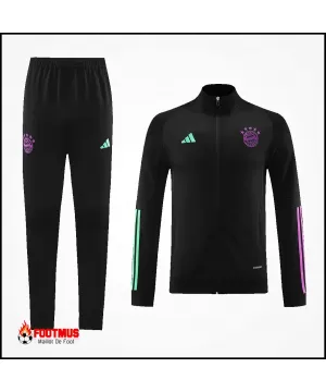 Ensemble d'entraînement Bayern Munich veste + pantalon Noir 2023/24