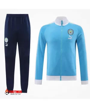 Ensemble d'entraînement Manchester City veste + pantalon Bleu 2023/24