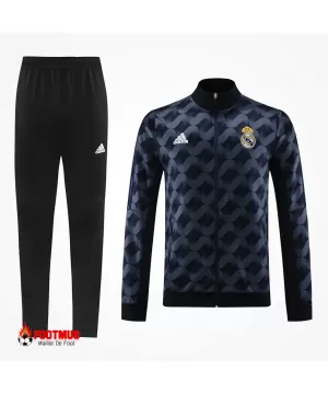 Ensemble d'entraînement Real Madrid veste + pantalon Noir 2023/24