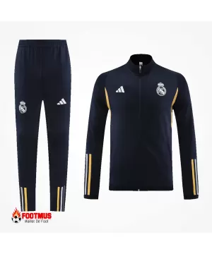 Ensemble d'entraînement Real Madrid veste + pantalon Noir 2023/24