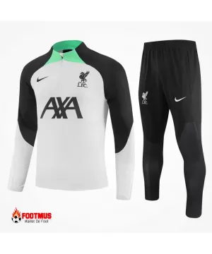 Ensemble de survêtement zippé Liverpool haut + pantalon Gris 2023/24