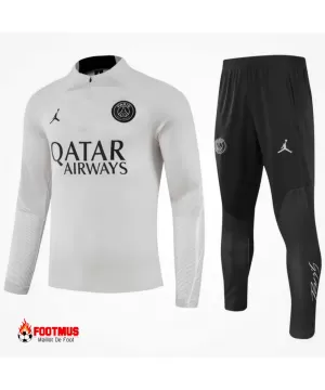 Ensemble sweat zippé PSG haut + pantalon Gris 2023/24