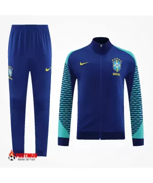 Ensemble veste d'entraînement Brésil veste + pantalon Bleu 2023/24