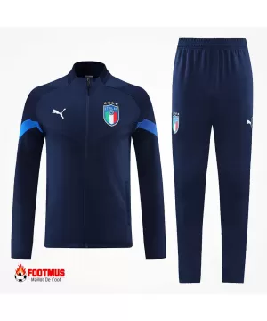 Ensemble veste d'entraînement Italie veste + pantalon bleu marine 2022/23