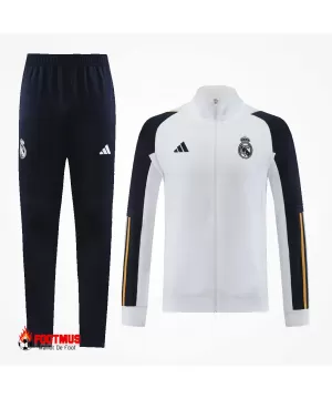 Ensemble veste d'entraînement Real Madrid veste + pantalon Blanc 2023/24