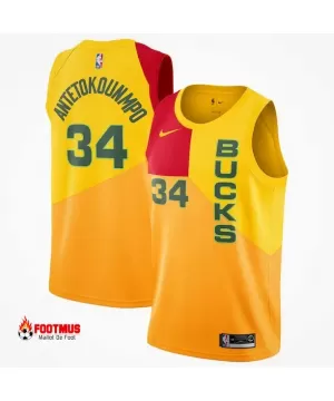 Giannis Antetokounmpo Milwaukee Bucks 2018/19 - Édition City