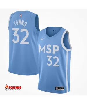 Karl-anthony Towns Minnesota Timberwolves 2019/20 - Édition de la ville