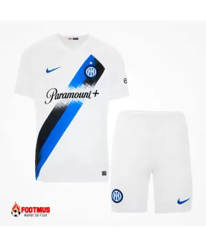 Kit extérieur Inter Milan pour enfant maillot + short 2023/24