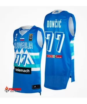 Luka Doncic Slovénie JO 2021 - Bleu