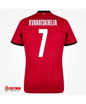 Maillot 3ème équipe de Géorgie Kvaratskhelia #7 Euro 2024