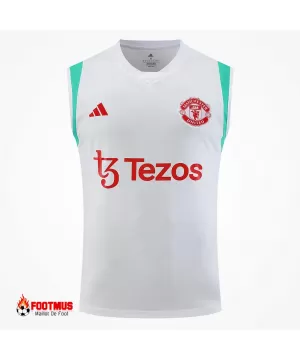 Maillot d'avant-match Manchester United Blanc 2023/24