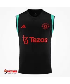 Maillot d'avant-match Manchester United Noir 2023/24