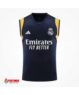 Maillot d'avant-match Real Madrid bleu marine 2023/24