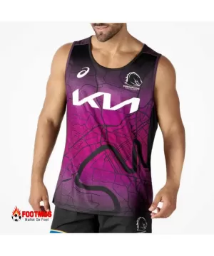 Maillot d'entraînement des Brisbane Broncos 2024