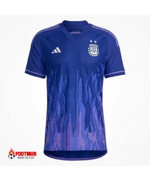 Maillot de foot Argentine extérieur version joueur Coupe du monde 2022