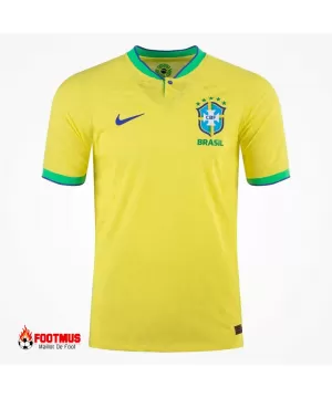 Maillot de foot du Brésil à domicile version joueur Coupe du monde 2022