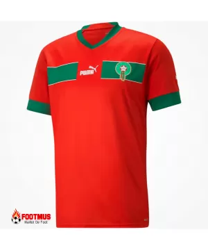 Maillot de foot du Maroc à domicile Réplique Coupe du monde 2022