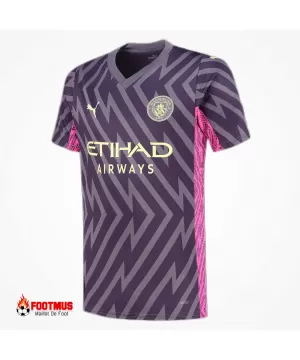 Maillot de gardien de but de Manchester City violet 2023/24